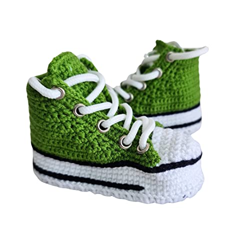 Sa By Seay Organic Green Baby Booties Handmade