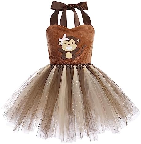 IMEKIS Girls Dinosaur Costume Tutu Dress with Wings and Tail