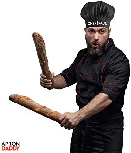 Custom Chef Hat with Name - Adjustable for Men Women