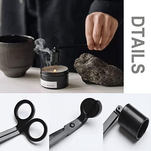 Mediwish 3 in 1 Candle Accessories Set Black