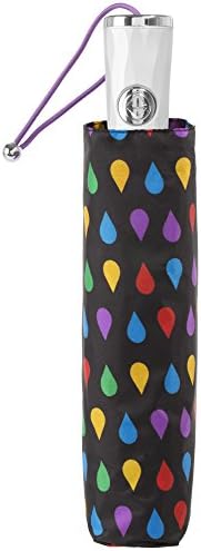 Totes Automatic Eco Open Close Folding Umbrella with Sun Protection