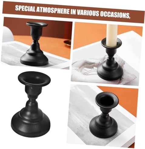 STOBAZA Retro Metal Candlestick Holder for Home Decor 1