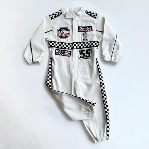 Handmade Race Car Driver Costume for Toddlers 1