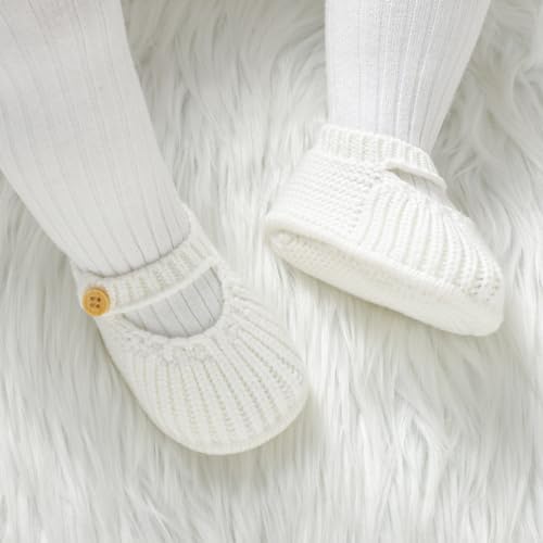 Wugugu Baby Booties Soft Crochet Socks Shoes for Newborn