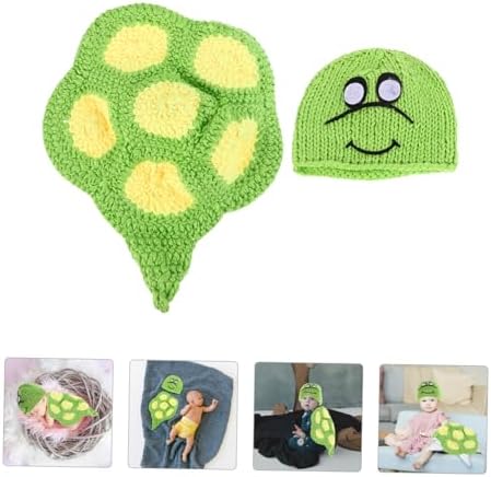 NUOBESTY Newborn Turtle Costume Photoshoot Set