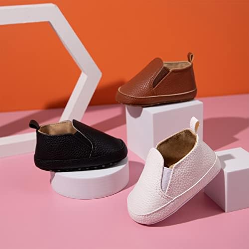 Meckior Soft Sole Baby Canvas Shoes for Newborns and Toddlers