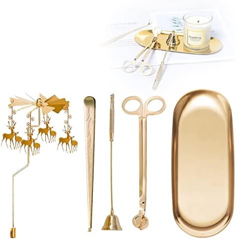 UCINNOVATE 5 in 1 Candle Accessories Set with Deer Design