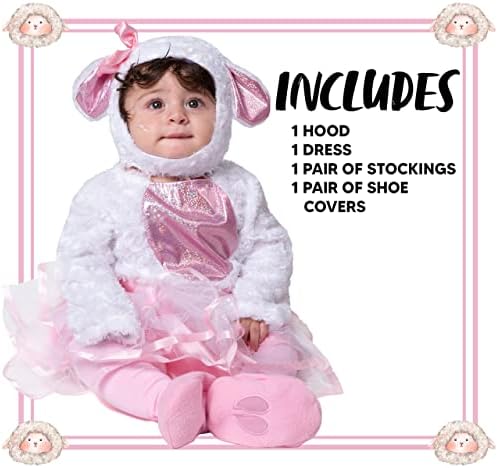 Spooktacular Creations Pink Lamb Costume for Baby Girls