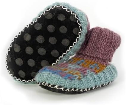 Tibetan Socks Wool Baby Booties Non-Slip 0-36 Months