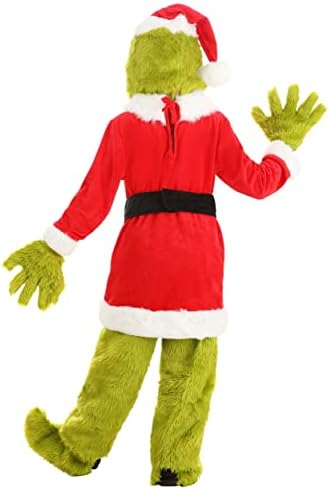 Elope The Grinch Santa Open Face Costume for Kids 1