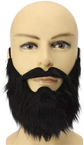 DanDre Halloween Beard Mustache Facial Hair Disguise Kit