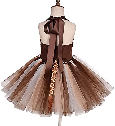IBTOM CASTLE Giraffe Cow Tutu Costume for Girls