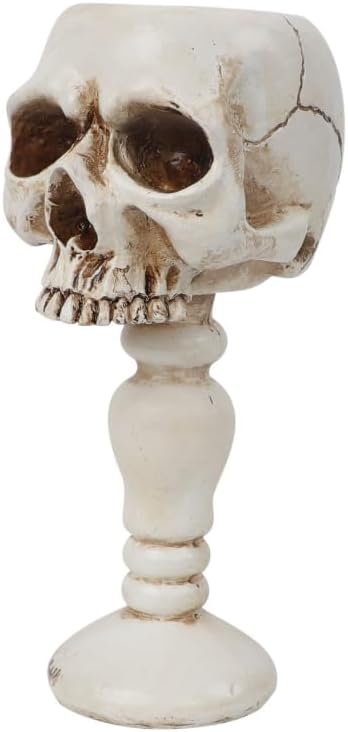 Holiberty Gothic Halloween Skull Candle Holder 1