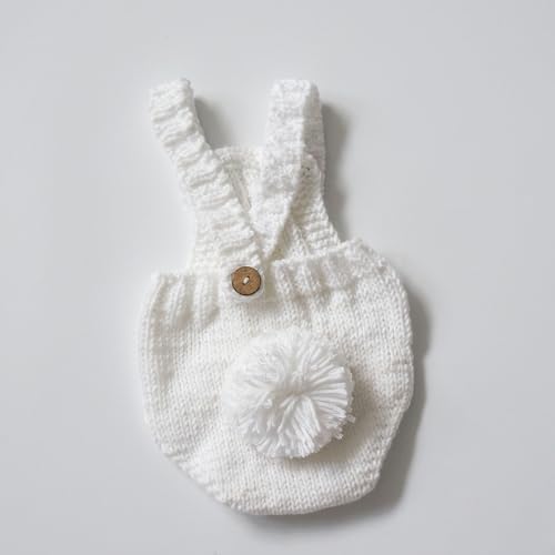 Zeroest Newborn Baby Photography Crochet Romper Set