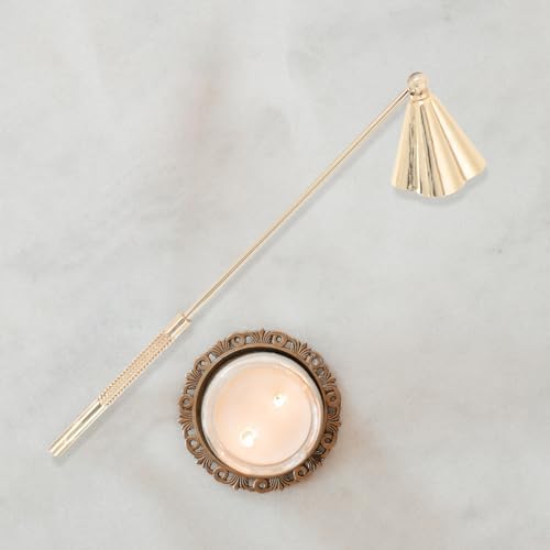 Angoily Candle Snuffer Wicks Fire Extinguisher Metal Set