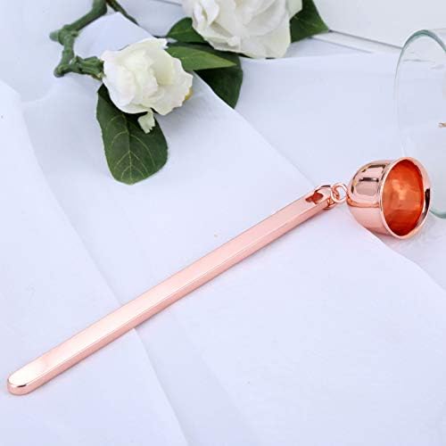 MUXSAM Rose Gold Bell-Shaped Candle Candlesnuffer