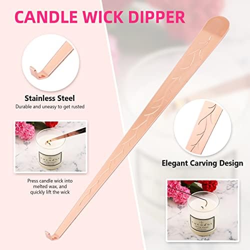 4 in 1 Candle Snuffer Set - Rose Gold 1