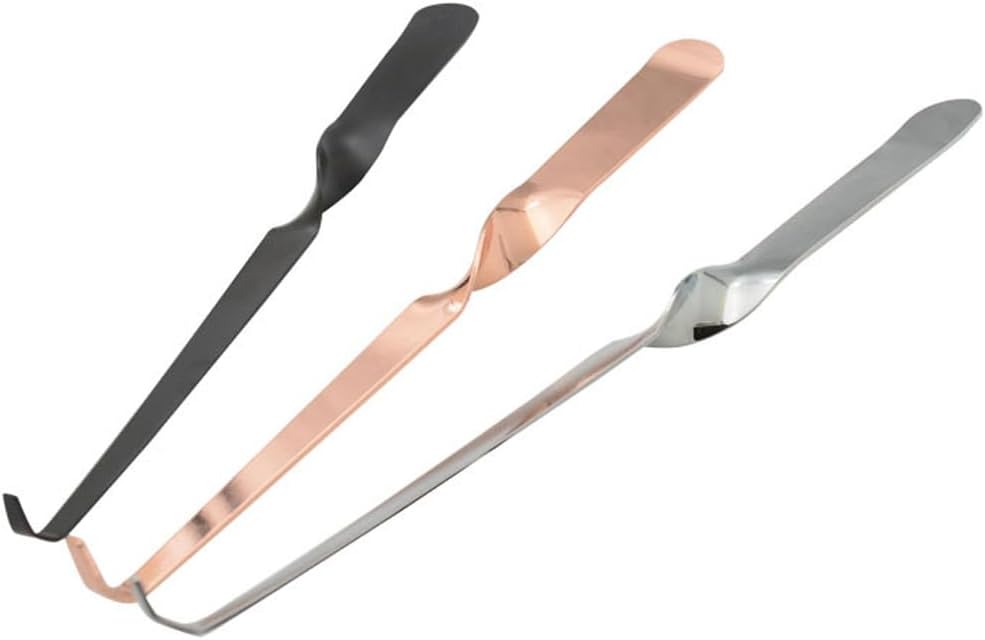 Mollensiuer 3-Pack Candle Wick Dippers - Snuffers Black Silver Rose Gold