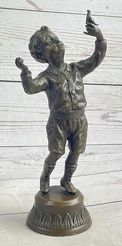 European Bronze Baby Boy Book End Art Deco Figure