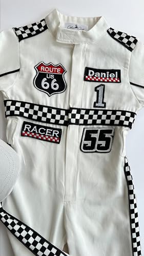 Handmade Race Car Driver Costume for Toddlers 1