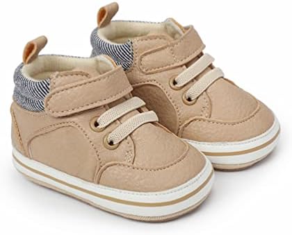SABATUTU Baby Boys Girls Pre-Walking Sneakers with Anti-Slip Rubber Sole