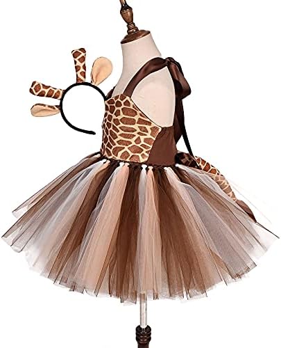 IBTOM CASTLE Giraffe Cow Tutu Costume for Girls