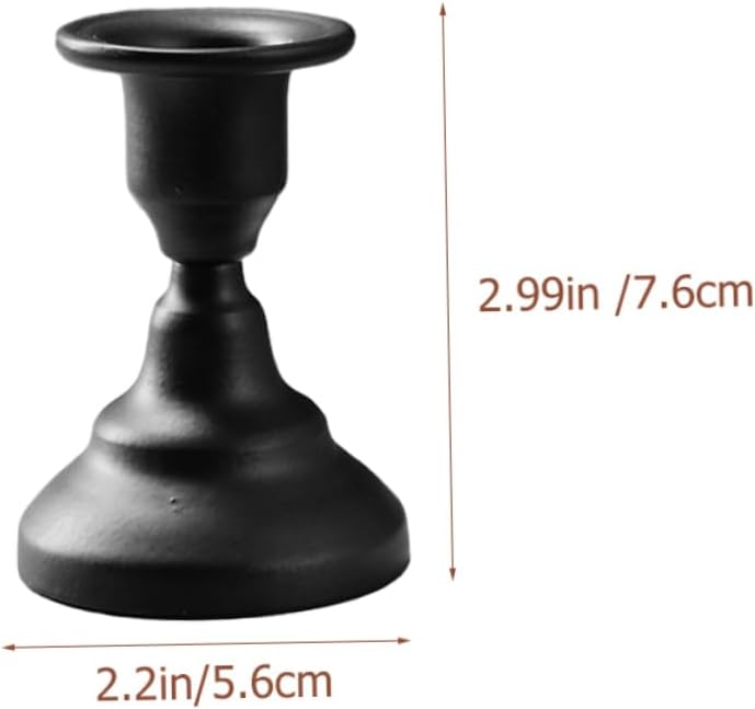 STOBAZA Retro Metal Candlestick Holder for Home Decor 1