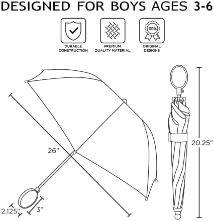 DC Comics Kids Batman Umbrella for Ages 3-6 1
