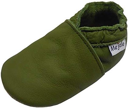 Mejale Soft Leather Baby Shoes for Crawlers and Walkers