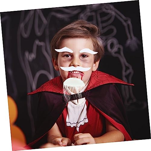 AOKWAWALIY Halloween Fake Beard and Mustache Set 1