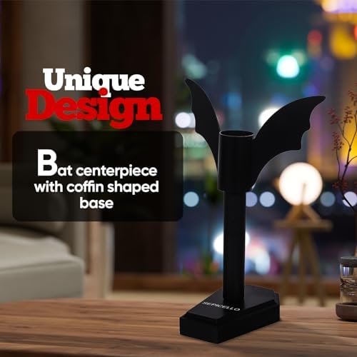 BULICADO Bat Candlestick Holders - Set of 2 Gothic Decor