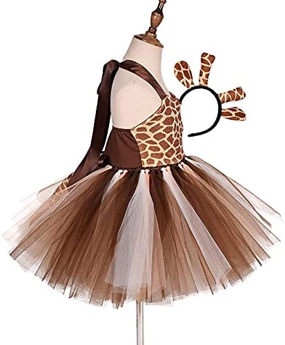 IBTOM CASTLE Giraffe Cow Tutu Costume for Girls