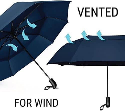 Prostorm Vented Travel Umbrella - Windproof Compact