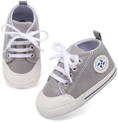 UARO Baby Star High Top Sneaker for Newborn to 18 Months