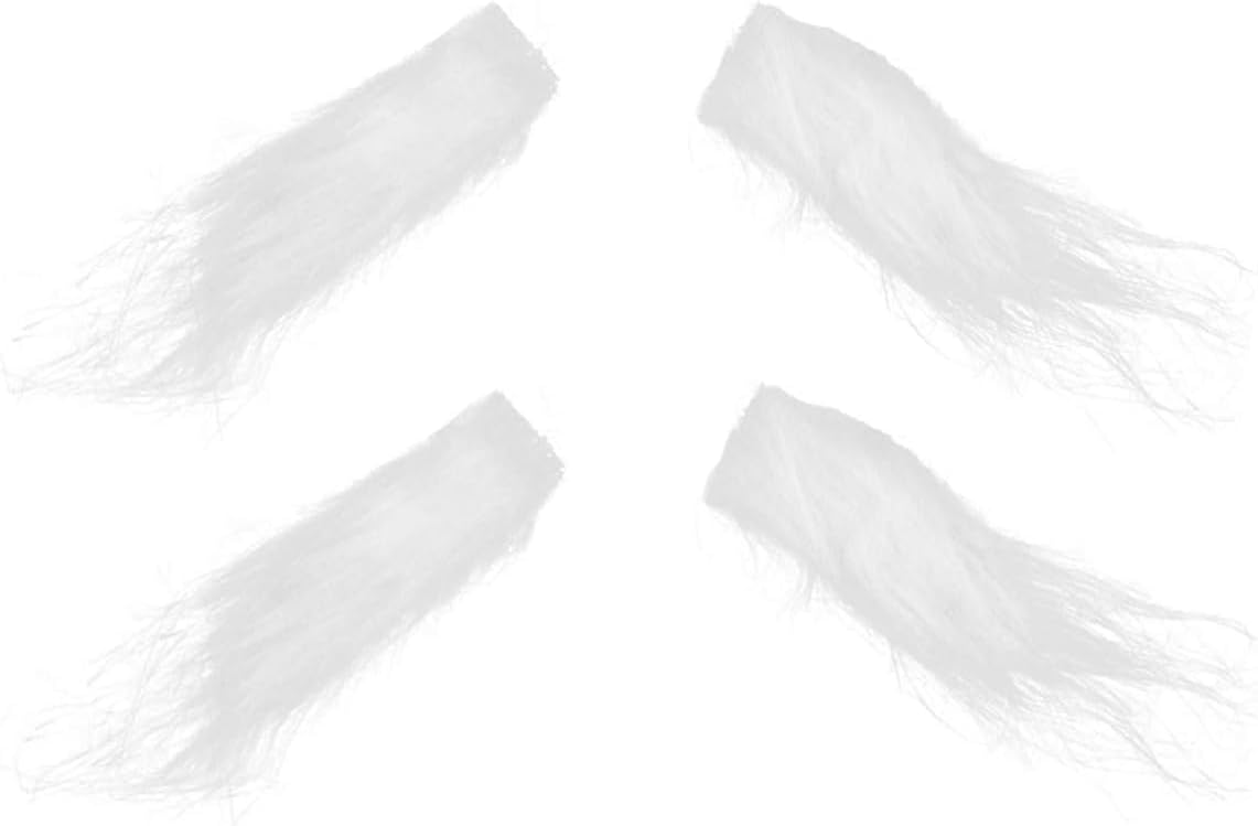 TUESMEILL 2pairs Self Adhesive Santa Eyebrows