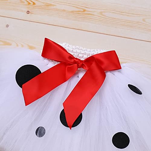 IDOPIP Ladybug Dalmatian Costume for Baby Girls 3PCS Set
