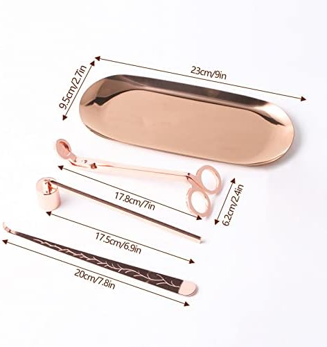 BOOWAN NICOLE 4 Pcs Candle Trimmer Set
