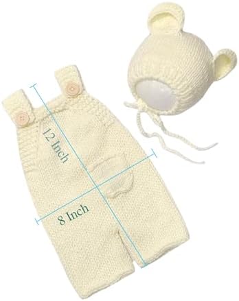 Newborn Baby Christmas Crochet Costume Knit Set for Boy Girl