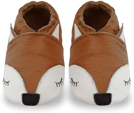 YIHAKIDS Soft Leather Baby Shoes for Crawling and First Walking