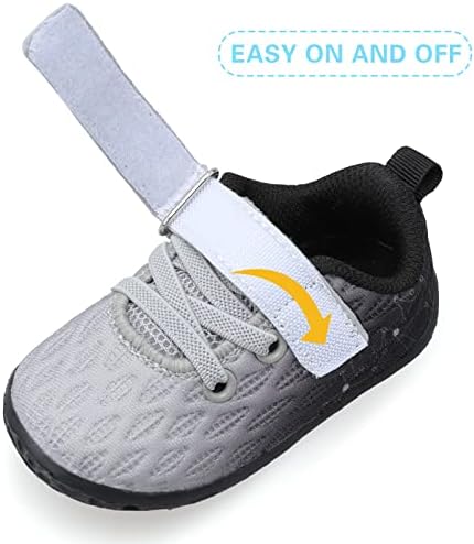 FEETCITY Infant First Walking Shoes for Boys Girls