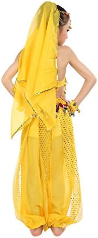 Girls Dance Outfit Handmade Chiffon Top and Pants Set 1