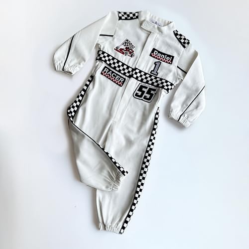 Handmade Race Car Driver Costume for Toddlers 1
