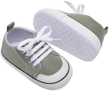 Khocadw Baby Shoes for 0-18 Months Non-Slip Soft Sole Sneakers