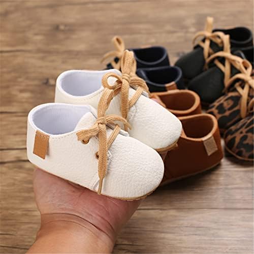 WILLFUN Baby PU Leather Shoes with Soft Rubber Sole