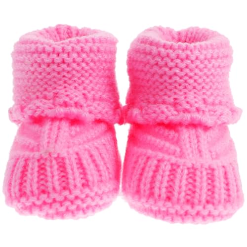 EXCEART Handmade Baby Knitting Shoes 0-6 Months