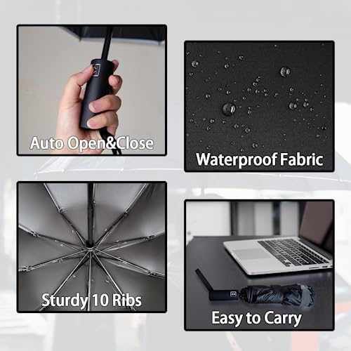 Pumi-geous Automatic Folding UV Protection Umbrella