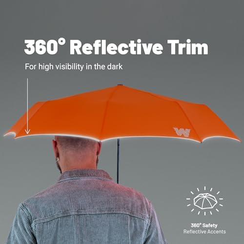 Weatherman Mini Umbrella - Windproof 45 MPH Compact Travel