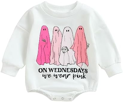 Hoanselay Halloween Baby Romper Ghost Print Onesie