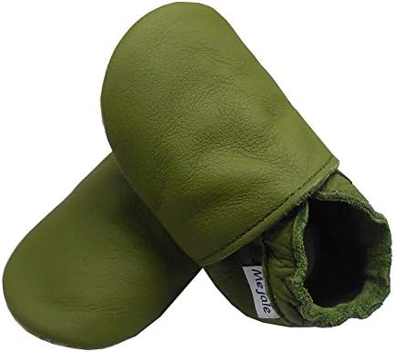 Mejale Soft Leather Baby Shoes for Crawlers and Walkers