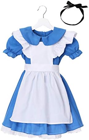 Fun Costumes Deluxe Toddler Alice in Wonderland Blue Dress